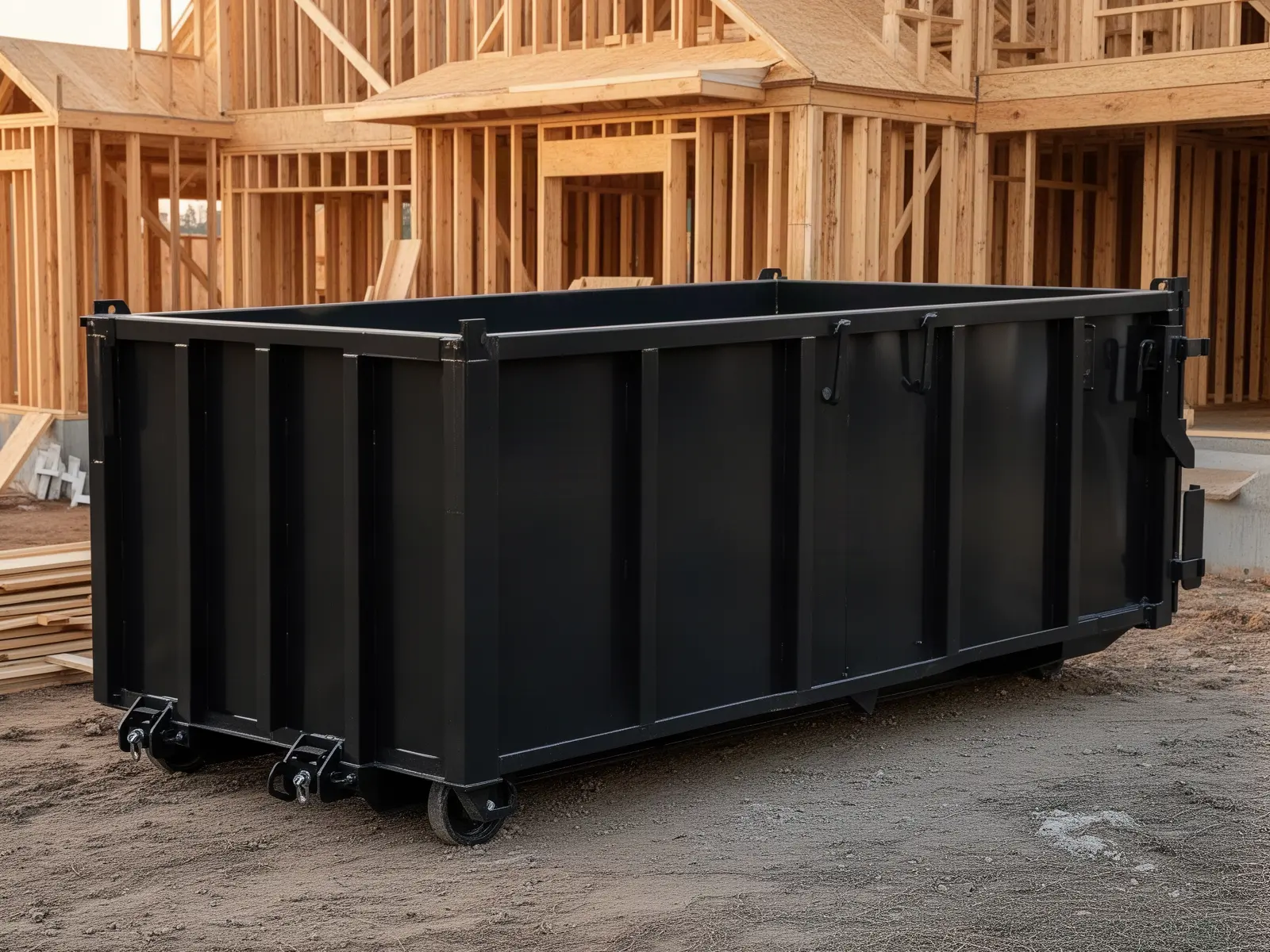 Roll-off dumpster from The Delgado Brothers Dumpster Rentals in Lexington, KY